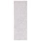 Safavieh Micro-Loop Geometric 2"3" x 7" Silver and Ivory Runner, , large