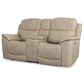 Flexsteel Crew Power Sofa and Loveseat Set in Pebble, , large
