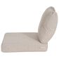 Hearth and Haven Noah2-Piece Outdoor Club Chair Cushion Set in Beige, , large