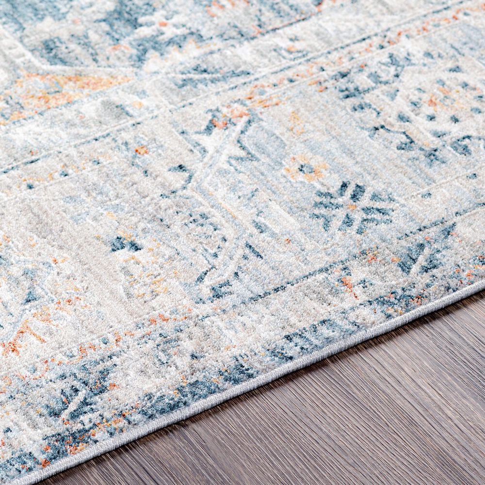Surya Laila 10&#39; x 14&#39; Teal, Burnt Orange, Gray, Sage and Cream Area Rug, , large