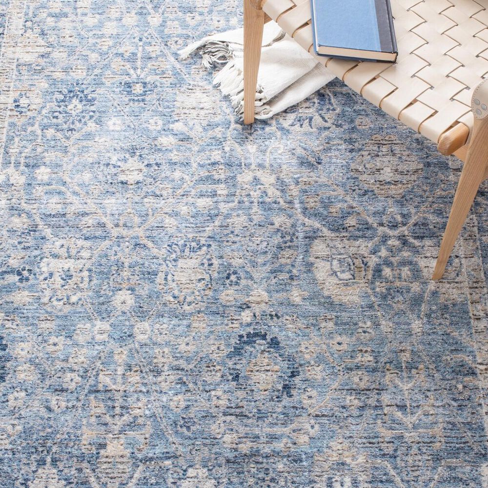 Safavieh Dream DRM408J 4&#39; x 6&#39; Grey and Turquoise Area Rug, , large