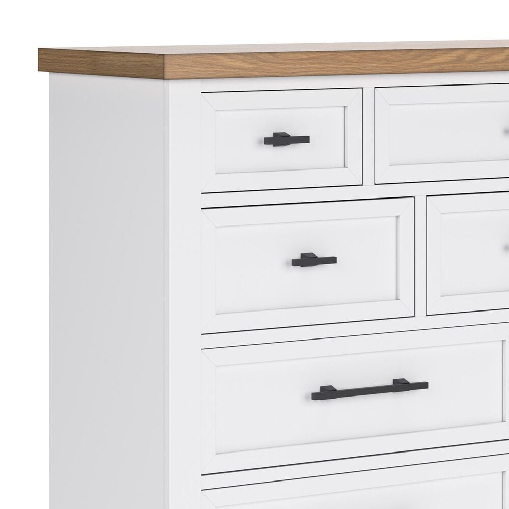 Ashley Ashbryn Dresser in White and Natural, , large