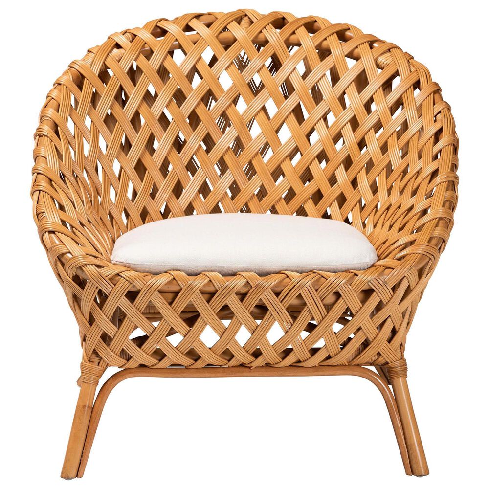 Baxton Studio Robista Accent Chair in Light Honey, , large