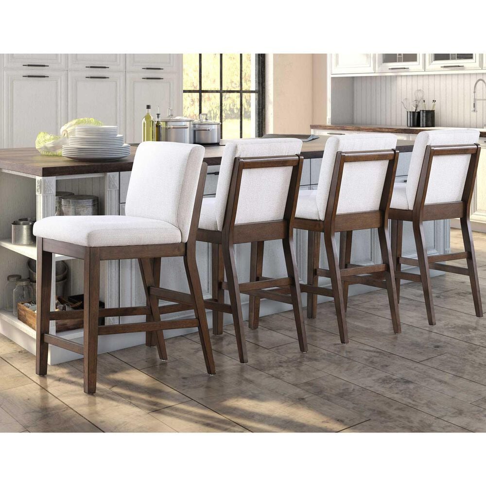Steve Silver Canton 24&quot; Dining Counter Stool in Brown, , large