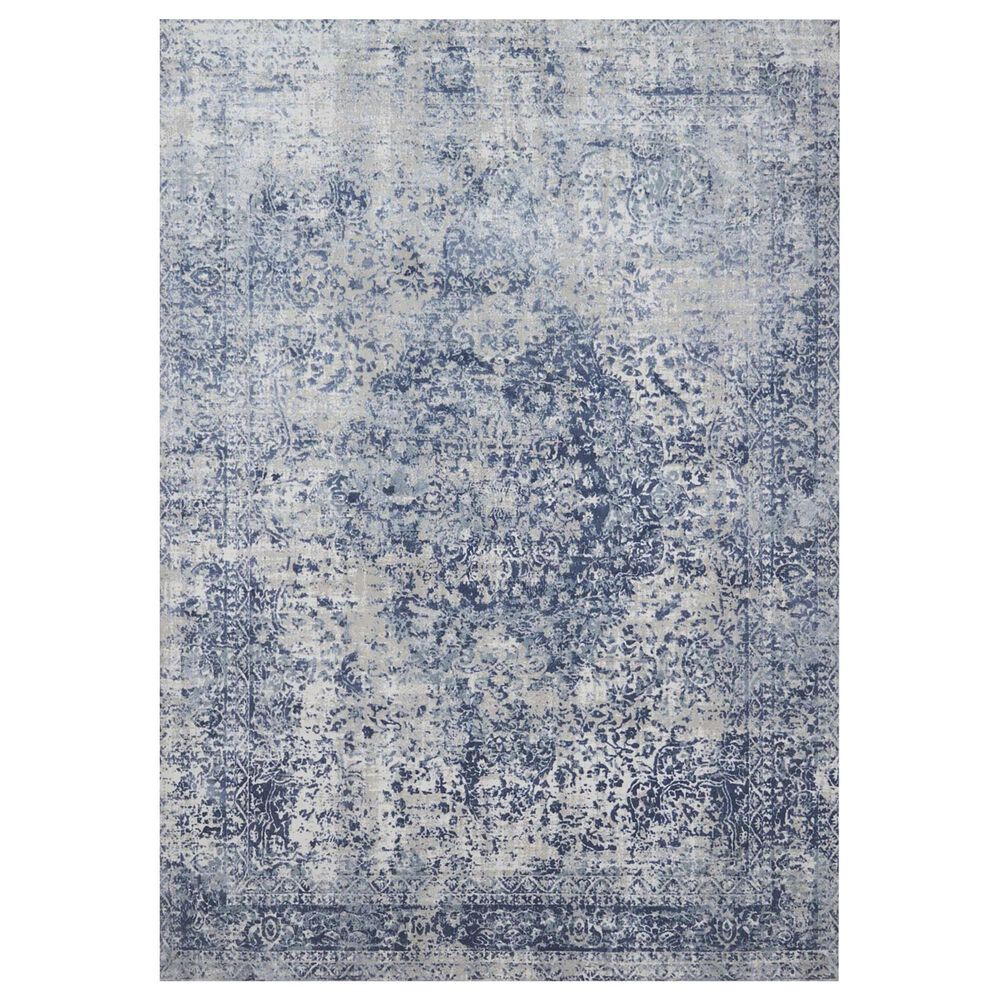 Loloi Patina PJ-04 9"6" x 13" Blue and Stone, , large