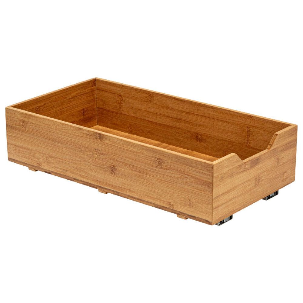 Household Essentials Glidez 11" 1-Tier Pull-Out/Slide-Out Storage Organizer for Under Cabinet Use in Natural, , large