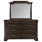 New Heritage Design Lyndhurst 5-Piece Queen Bedroom Set in Walnut Brown, , large