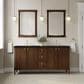 James Martin Kinnsden 72" Double Bathroom Vanity in Sable Oak with 3 cm Phantome Eclos Top and Rectangular Sinks, , large