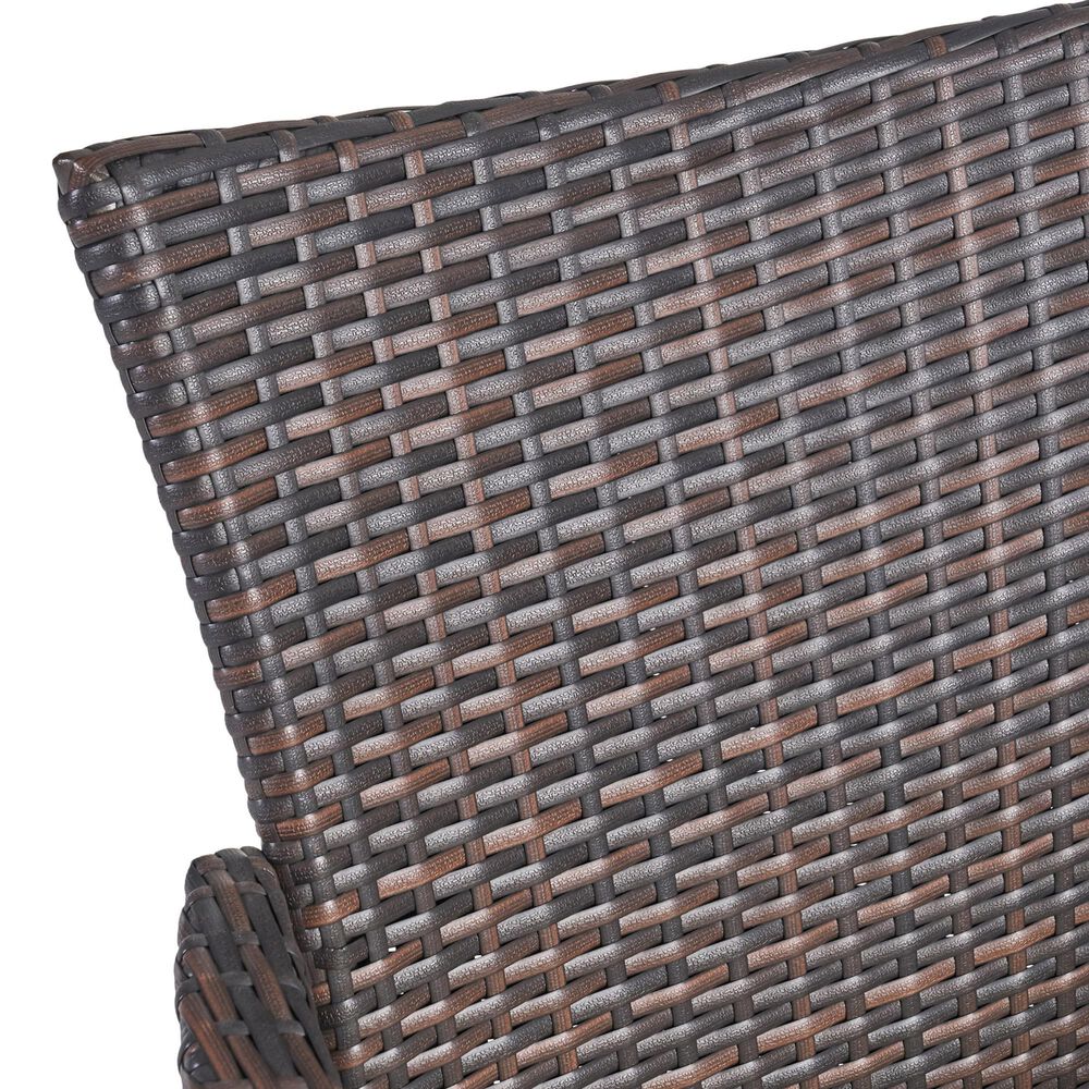 Hearth and Haven Clementine Outdoor Dining Chair in Brown Multicolor &#40;Set of 2&#41;, , large