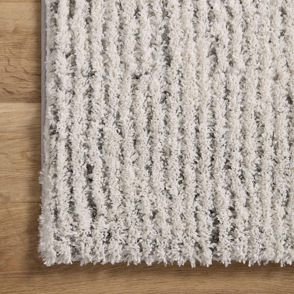 Loloi Levitt Shag 9&#39;3&quot; x 13&#39; Ivory and Grey Area Rug, , large