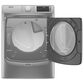 Maytag 4.8 Cu. Ft. Front Load Washer and 7.3 Cu. Ft. Gas Dryer Laundry Pair with Pedestal in Metallic Slate, , large