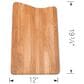 Blanco Diamond 12" x 19.25" Cutting Board in Red, , large