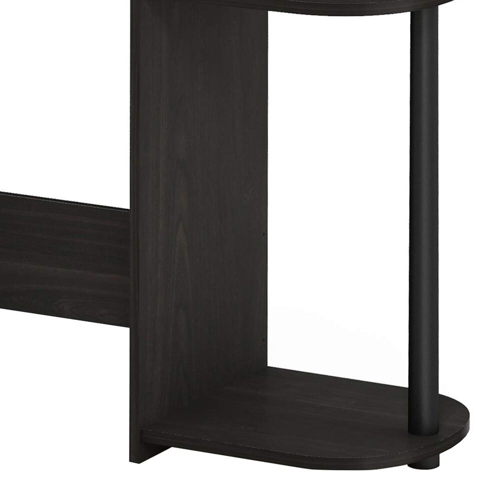HOMLUX 32" Computer Desk with Two Drawers in Espresso and Black, , large