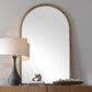 Uttermost Vestry Arch Leaner Mirror in Antique Brass, , large