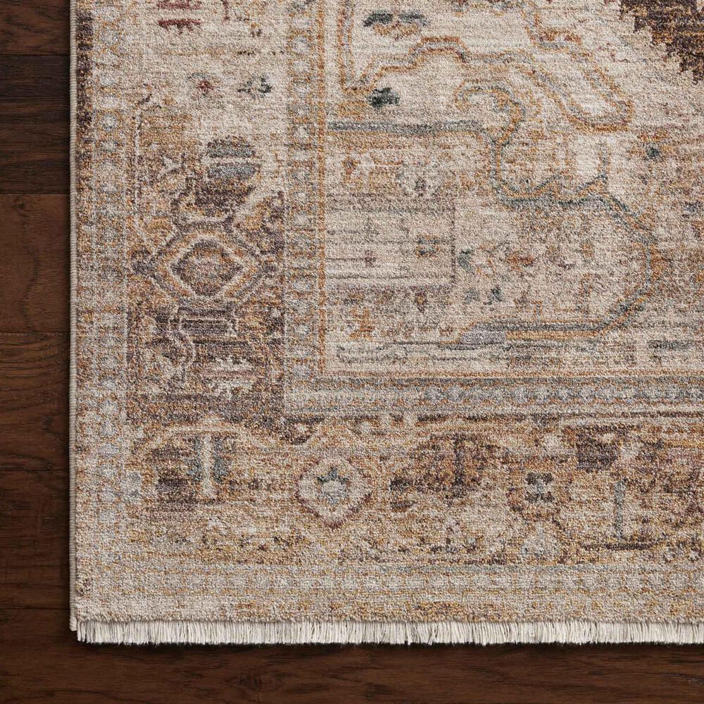 Loloi Lyra 4&#39; x 5&#39;7&quot; Natural and Mocha Area Rug, , large