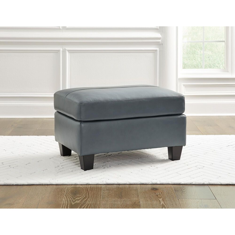 Ashley Genoa Ottoman in Steel, , large