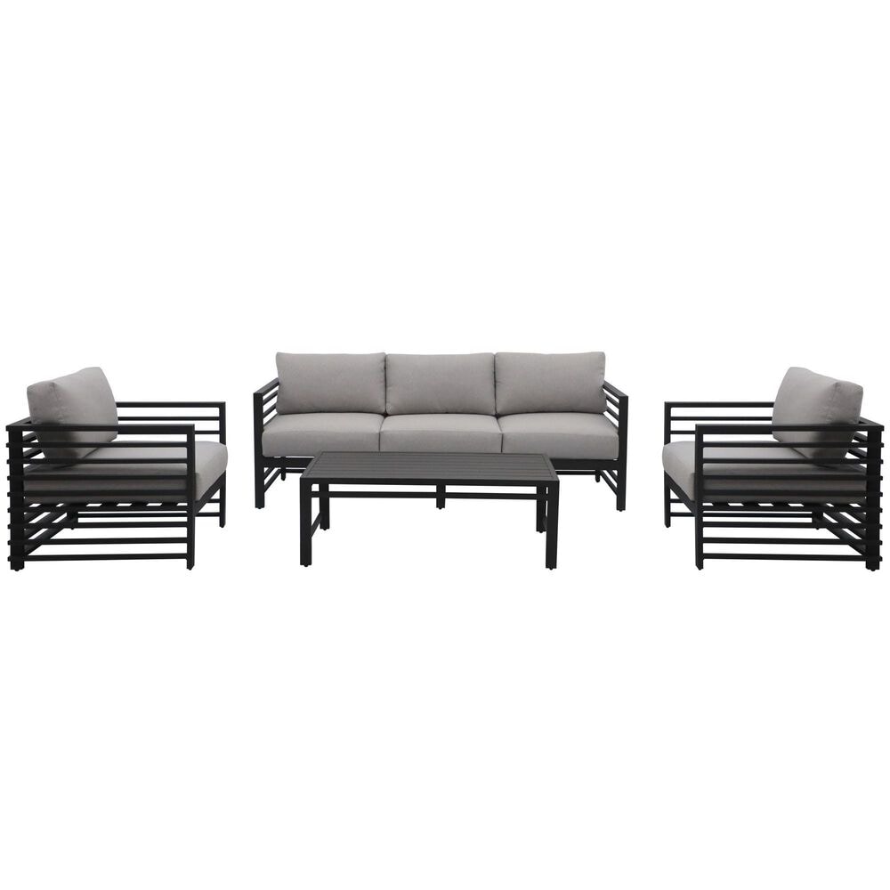 World Source 4-Piece Conversation Set in Multicolor, , large