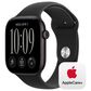 Apple Watch Series 12 (GPS + Cellular) 46mm Black Aluminum Case with Black Sport Band - S/M and 2-Year AppleCare+, , large