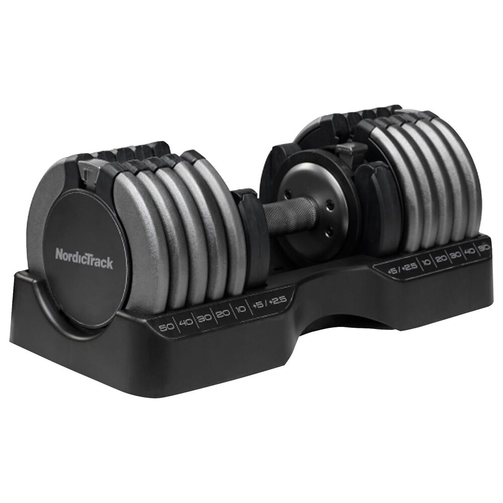 NordicTrack Select-A-Weight Adjustable Dumbbell in Black, , large