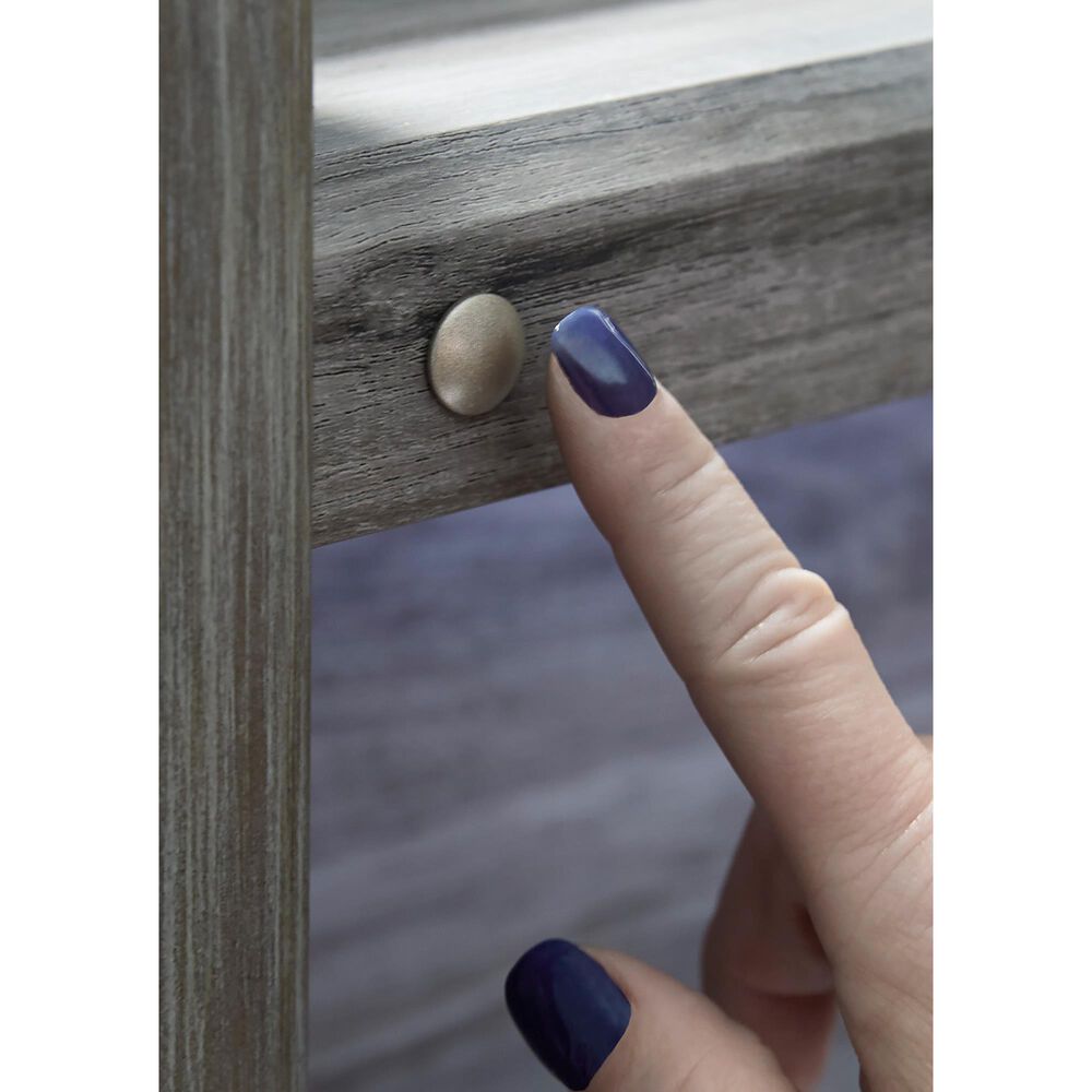 Ashley Baystorm Twin LED Panel Headboard in Smoke Gray, , large