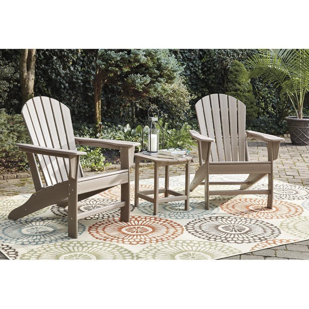 Ashley Sundown Treasure Adirondack Chair in Grayish Brown, , large