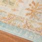 Amer Rugs Bohemian 7"9" x 9"9" Aqua Beige Area Performance Rug, , large