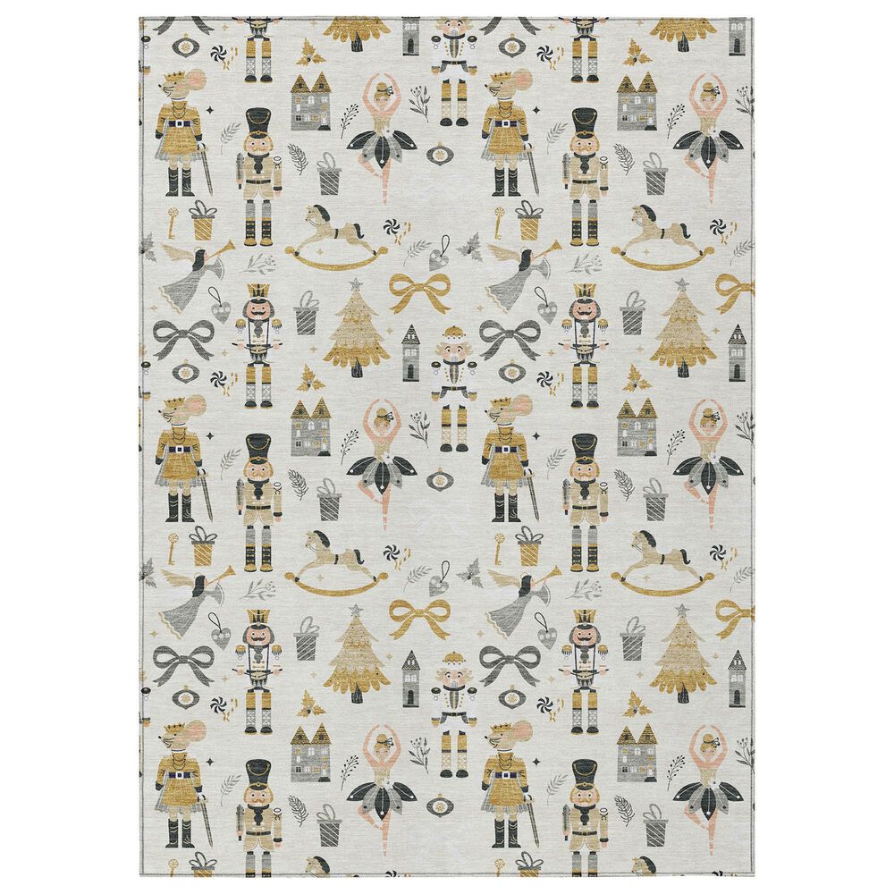 Dalyn Rug Company Wonderland WN35 Ivory 3" x 5" Area Rug, , large