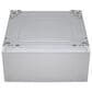 LG 29" Laundry Pedestal in Brushed Platinum Steel, , large