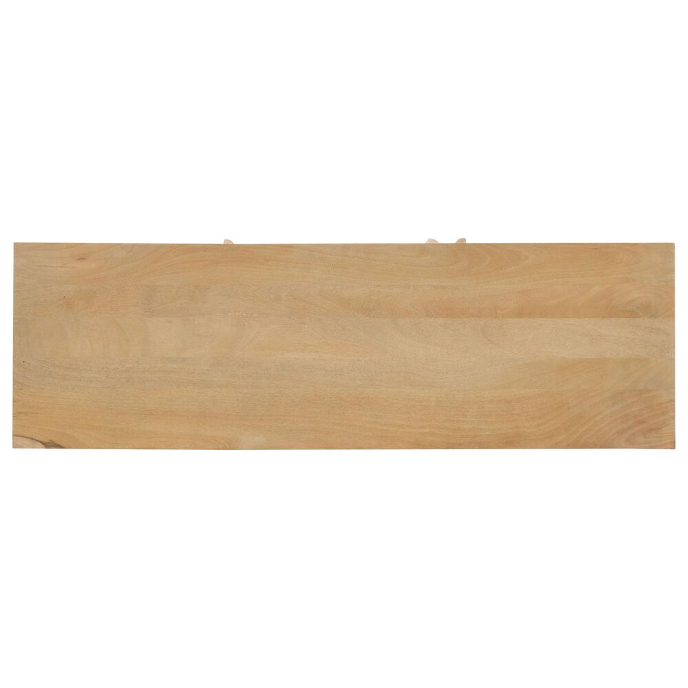 Linon Home Decor Janie 3-Door Cabinet in Natural, , large