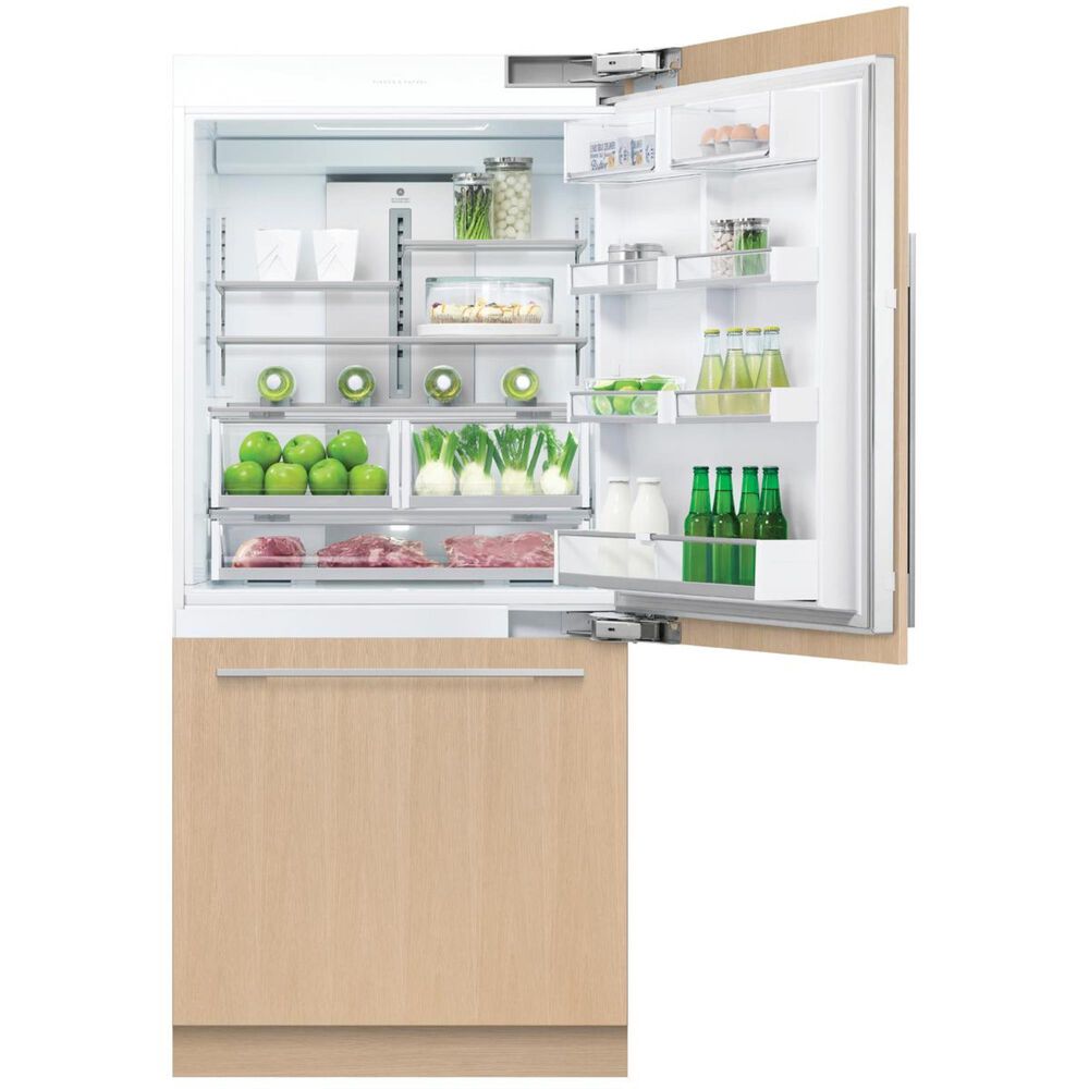 Fisher and Paykel 16.8 Cu. Ft. 80" Tall Integrated Refrigerator on