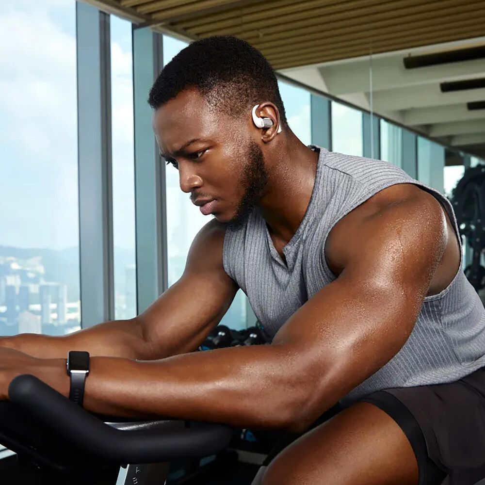 Shokz OpenFit 2 Plus True Wireless Earbuds in Gray, , large