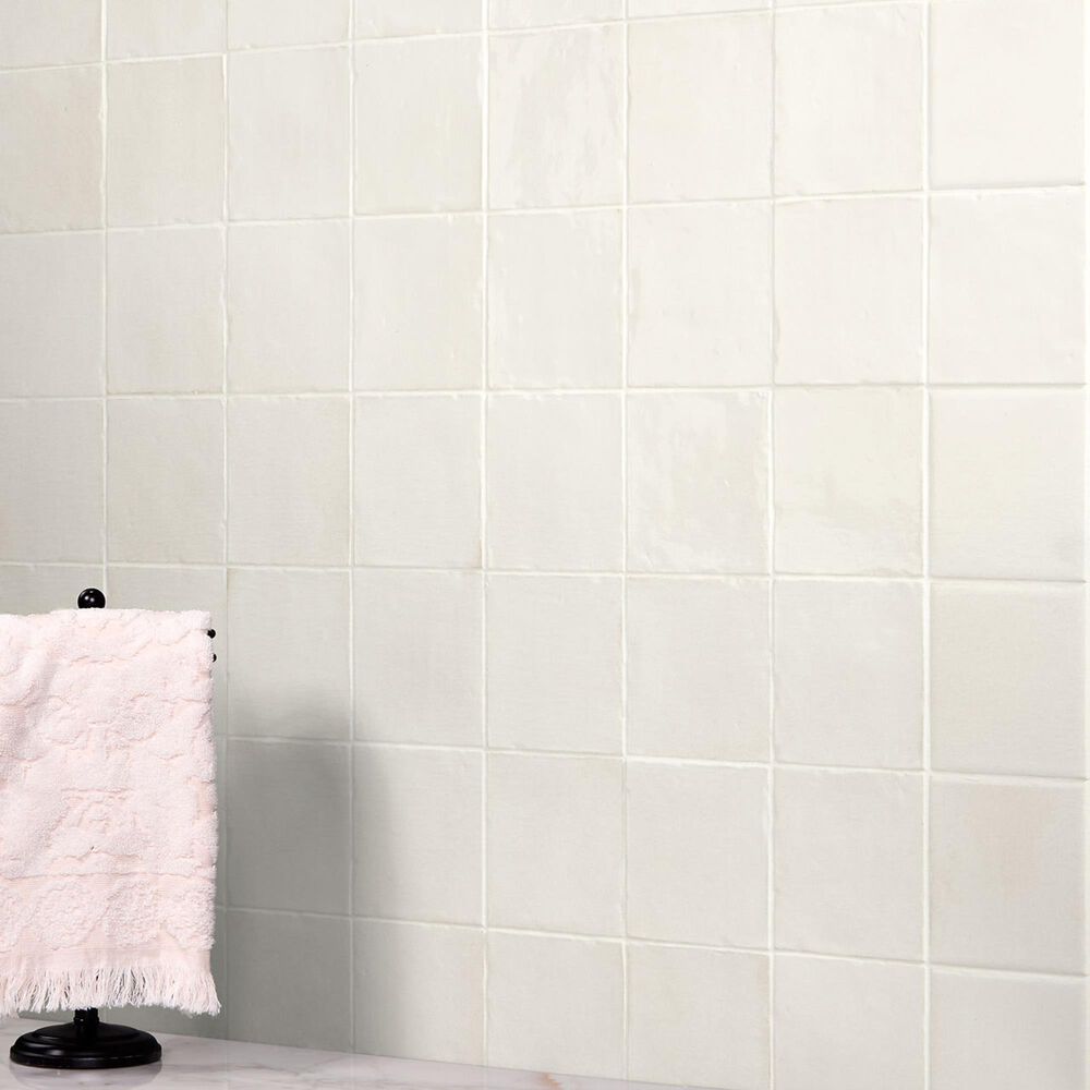 Dal-Tile Relicca Pristine 4" x 4" Square Handcrafted Ceramic Tile, , large