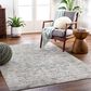 Surya Dresden Taupe, Off-White, Light Gray, Deep Teal, Dusty Sage, Ink Blue and Mustard 12" x 15" Area Rug, , large