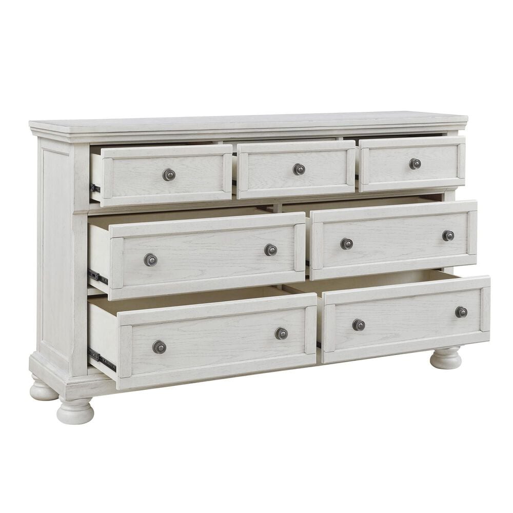 Ashley Robbinsdale 7 Drawer Dresser in Antique White, , large