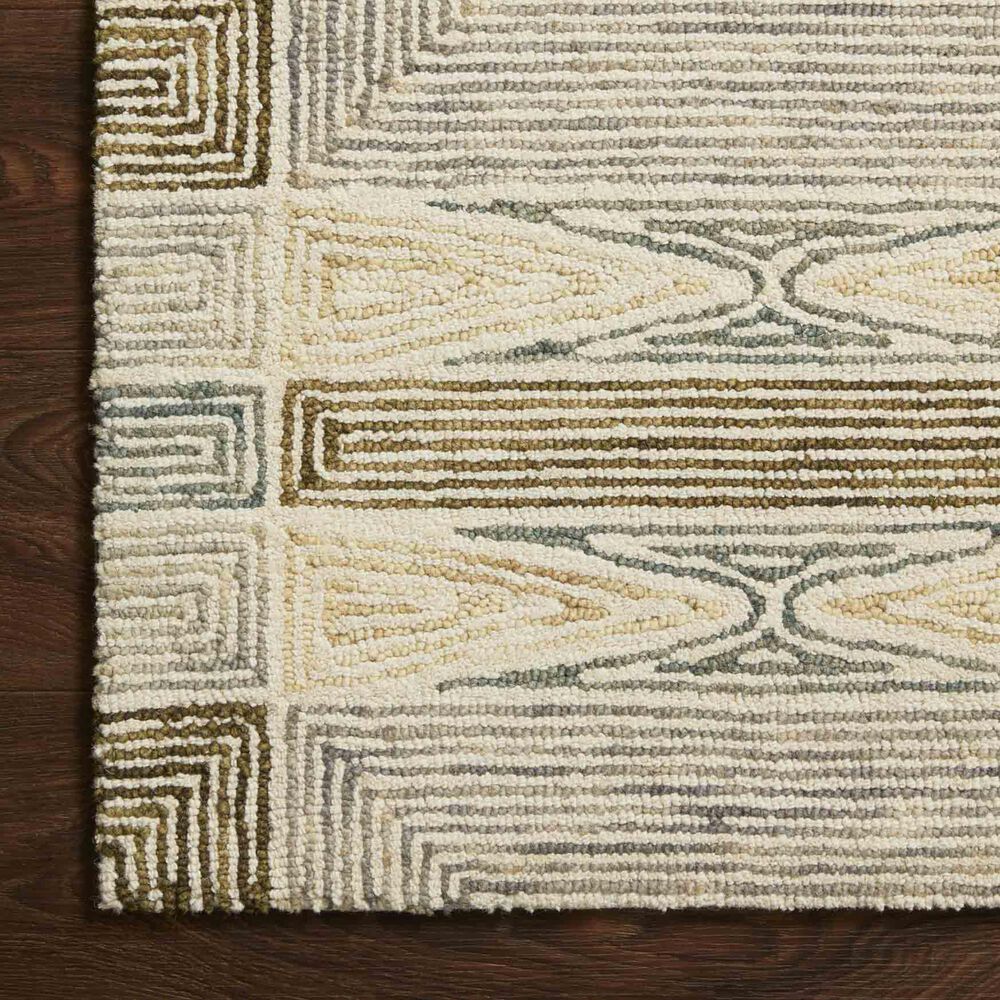 Justina Blakeney x Loloi Berkeley 2&#39; x 5&#39; Ivory and Multicolor Runner, , large