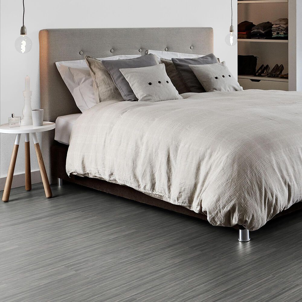 Forbo Marmoleum Cinch Loc Seal 12&quot; x 36&quot; Laminate Tile in Black Glacier, , large
