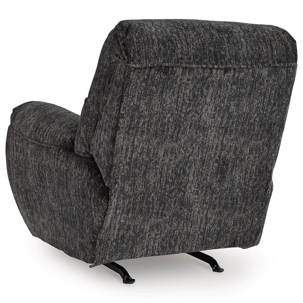 Ashley Stayfish Manual Rocker Recliner in Gunmetal, , large