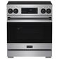 Thor Kitchen Gordon Ramsay 4.8 Cu. Ft. Professional Induction Range with Black Color Kit Assembly in Stainless Steel, , large