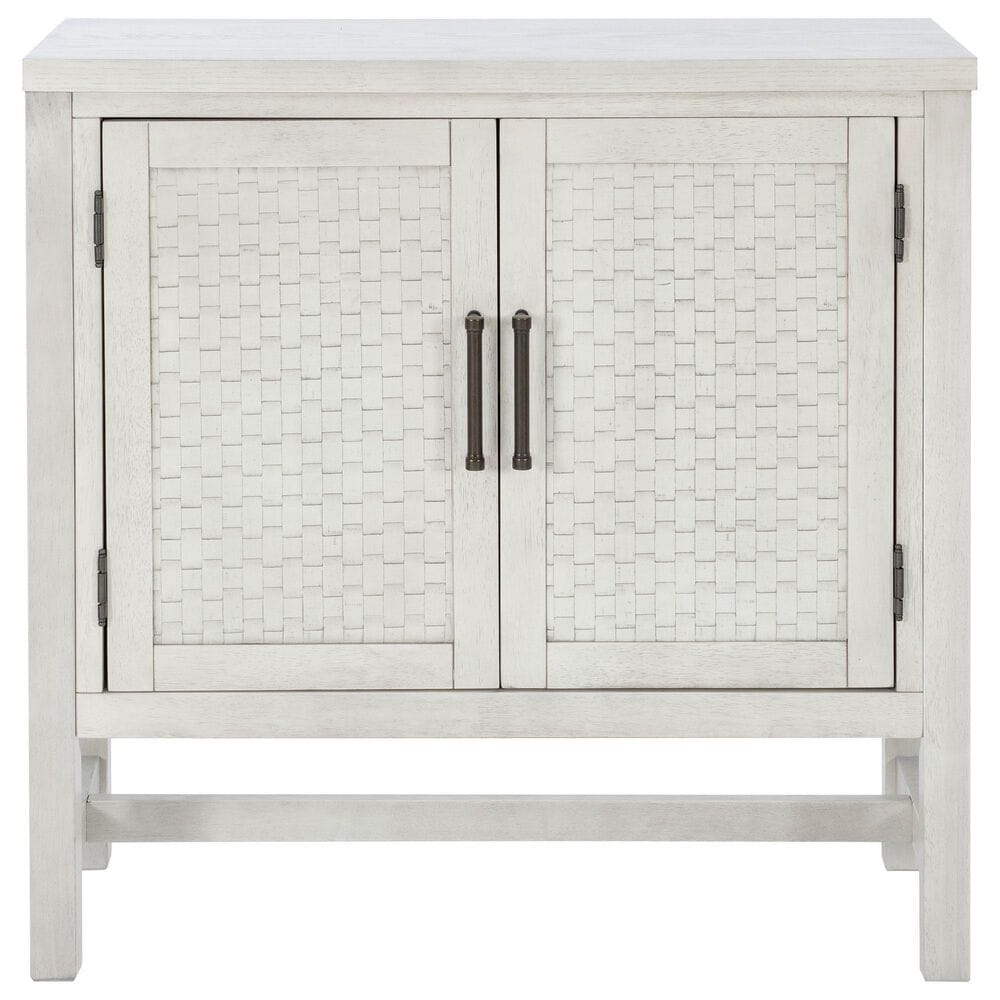 Linon Home Decor Malcolm 2-Door Accent Cabinet in Pebble Grey, , large
