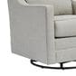 Ashley Kambria Swivel Glider Accent Chair in Frost, , large