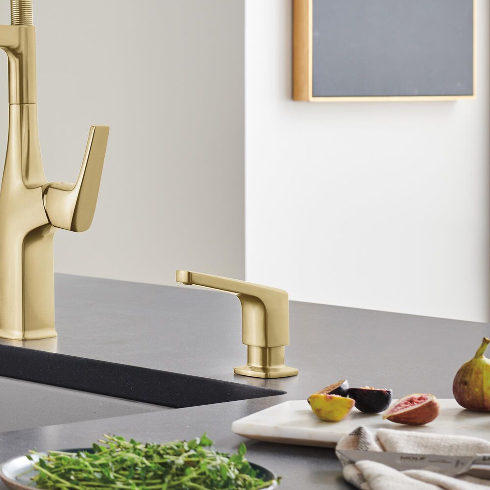 Blanco Rivana Soap Dispenser in Satin Gold, , large