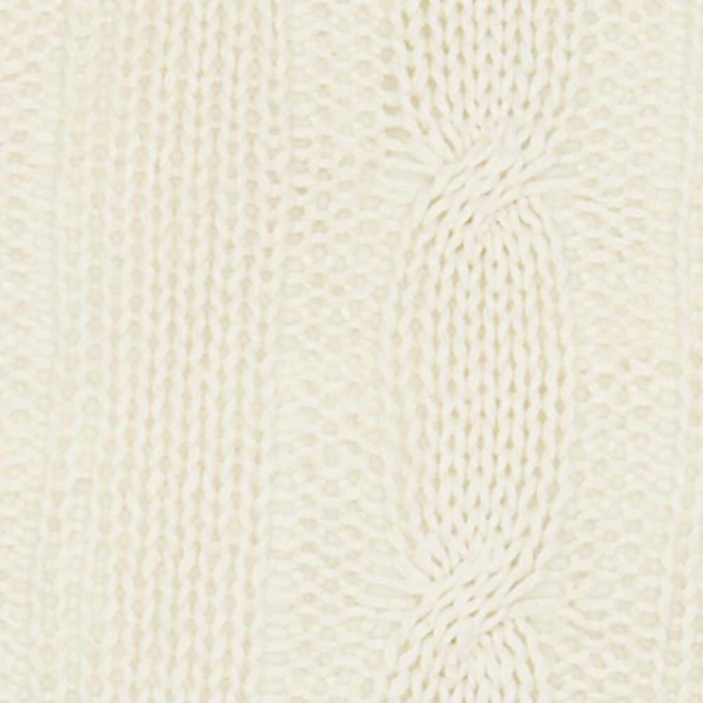 Rizzy Home 18&quot; x 18&quot; Down Pillow in White with Buttons, , large