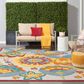 Nourison Aloha 5"3" x 7"5" Multicolor Indoor/Outdoor Area Rug, , large