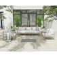 Nourison Courtyard Ivory and Blue 2" x 3" Indoor/Outdoor Area Rug, , large