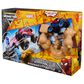 Monster Jam 1:64 Spider-Man Sandman City Battle Playset, , large
