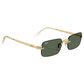 Rayban Glasses A$AP Rocky Sunglasses with Dark Green Lenses in Polished Arista Gold, , large