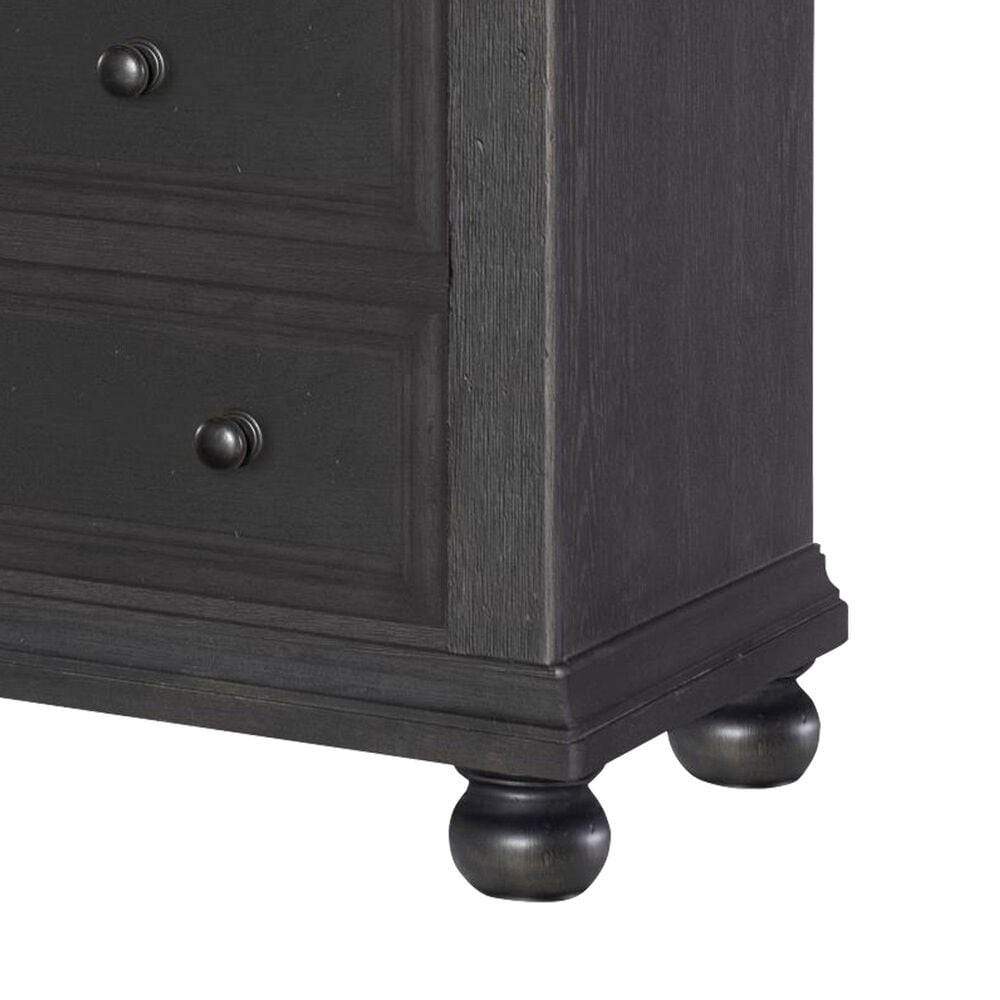 Legacy Classic Vintage Market Glass Door 6-Drawer Chest in Kettle Black, , large