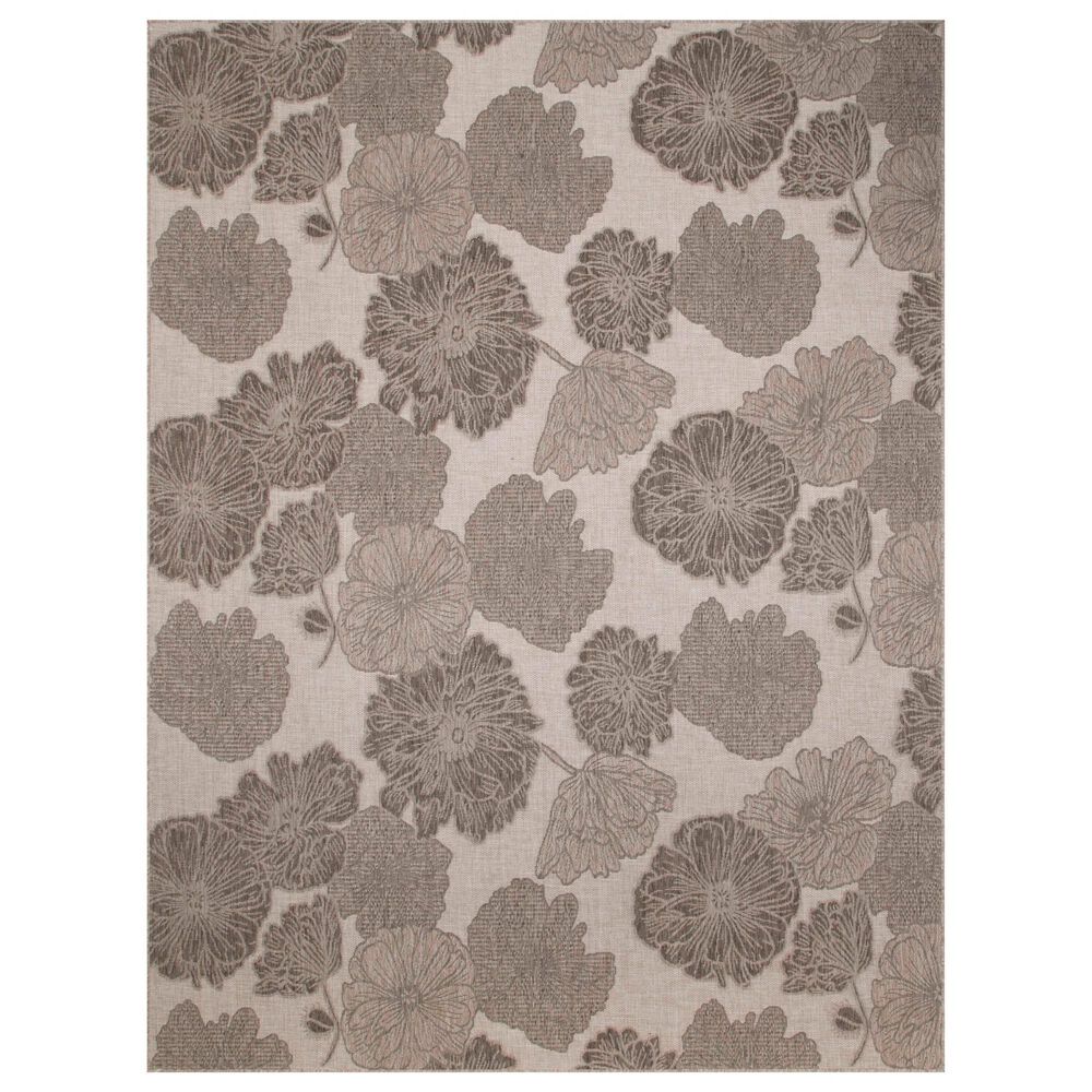 Nourison Garden Oasis Natural 8" x 10" Indoor/Outdoor Area Rug, , large