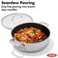 Green Pan Trident Hybrid Nonstick Everyday Pan with Lid in Stainless Steel, , large