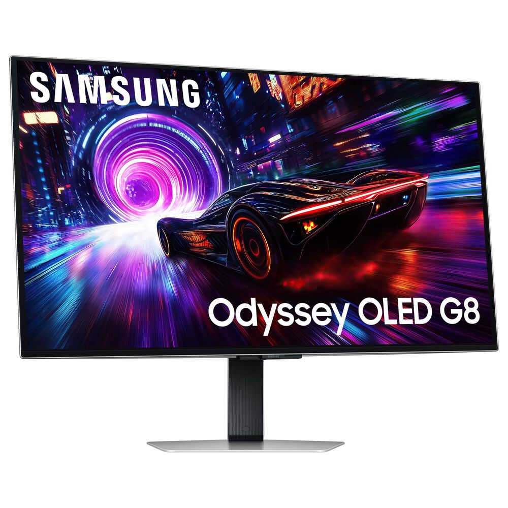 Samsung 32&quot; Odyssey OLED G8 G81SF UHD 4K 240Hz Gaming Monitor in Silver, , large